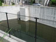 写真：津市広明町 (仮称)偕楽公園北団地造成業務　調整池